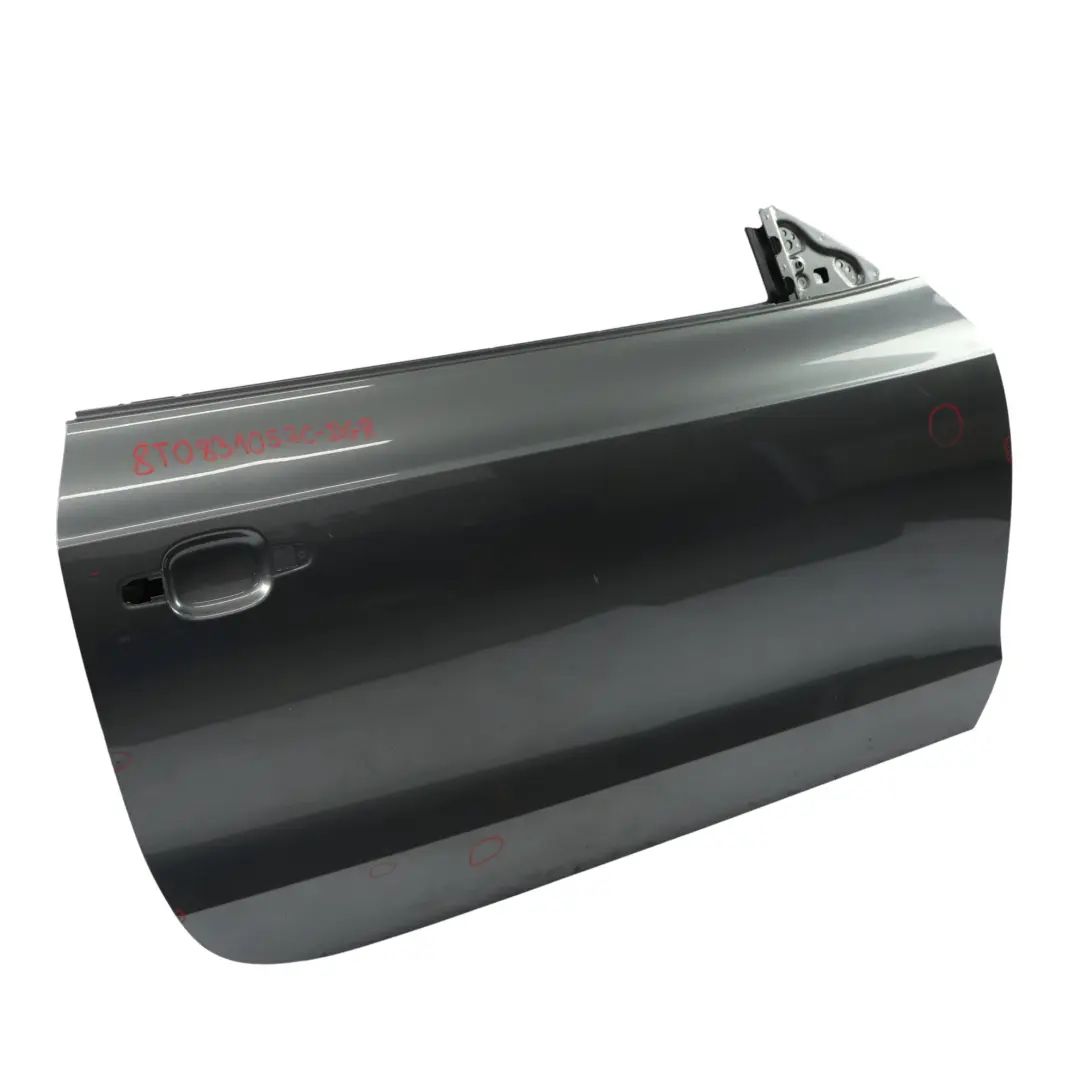 Audi A5 8T Coupe Door Front Right O/S Daytona Grey Pearl Effect - Z7S - SKU 8T0831052C-DGR - Part number 8T0831052C
