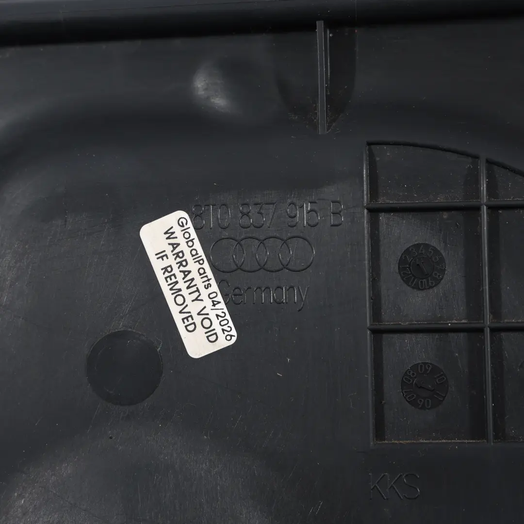 Audi A5 8T 8F Coupe Cabrio Panel Interior Puerta Delantero Izquierdo - SKU 8T0837915B - Número de pieza 8T0837915B