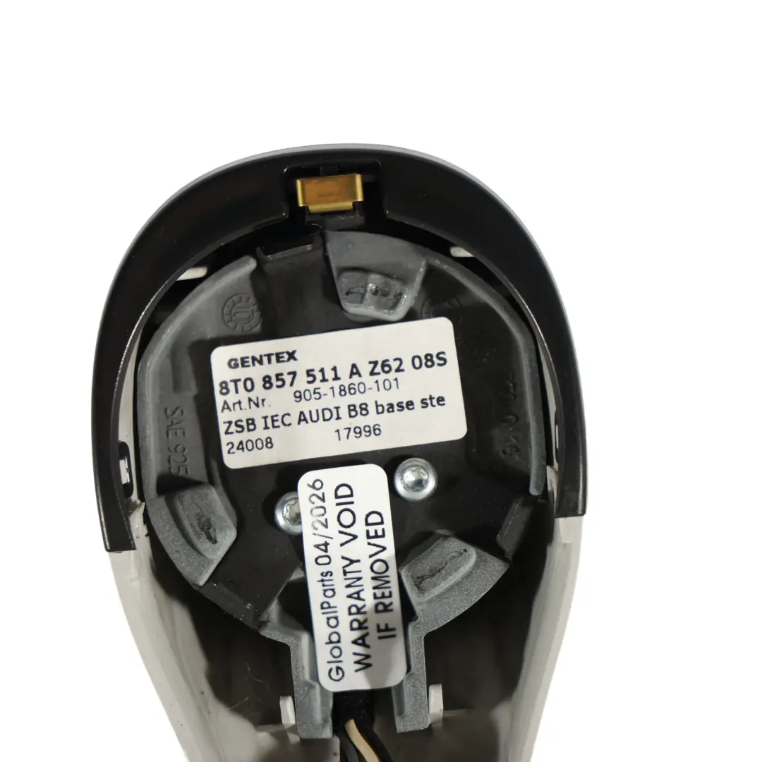 Audi A4 B8 A5 8T Rétroviseur Intérieur Assombrissement Automatique - SKU 8T0857511A-2 - Numéro de pièce 8T0857511A