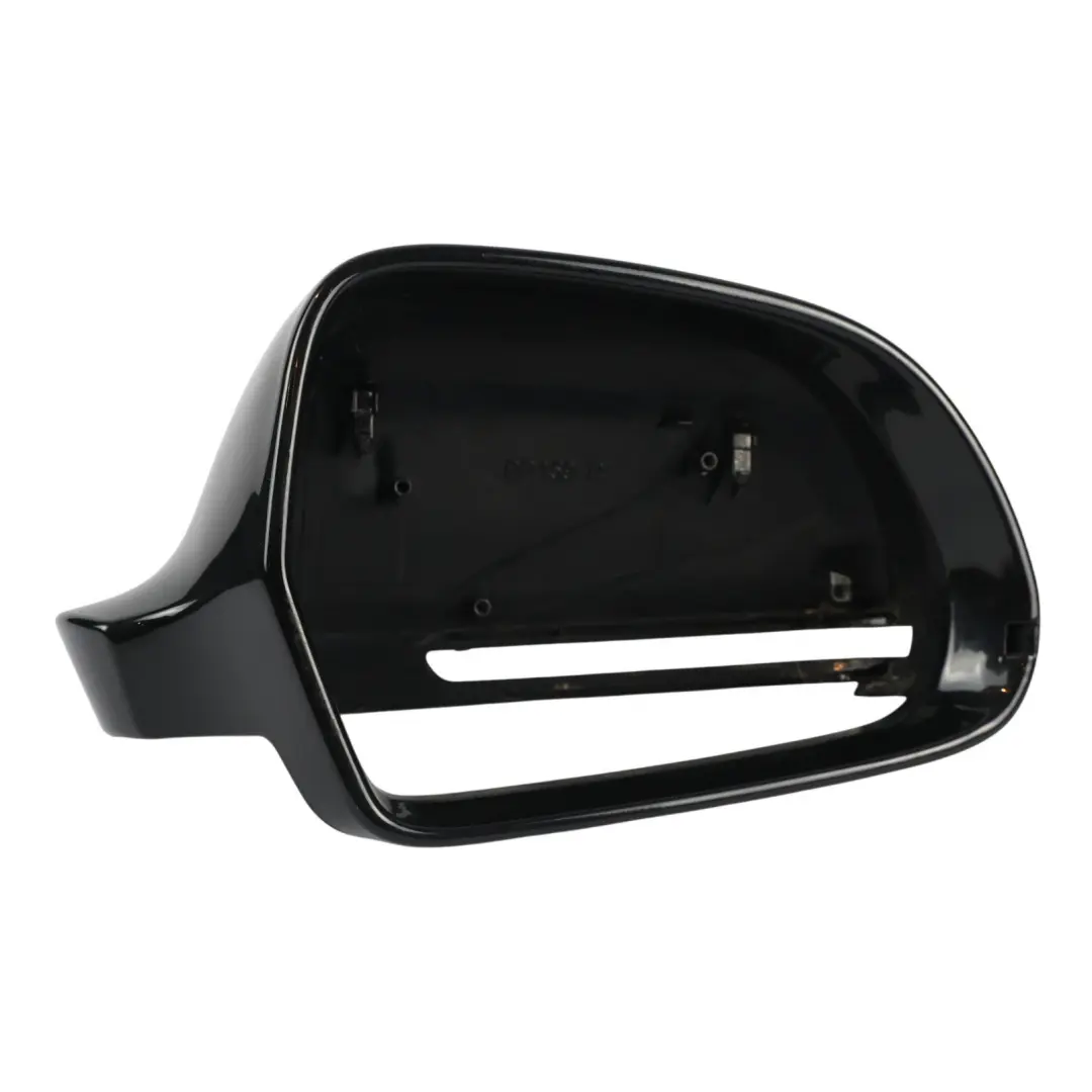 Audi A4 B8 Carcasa Espejo Retrovisor Puerta Derecha Negro Brillante Y9B - SKU 8T0857528D-BBL - Número de pieza 8T0857528D