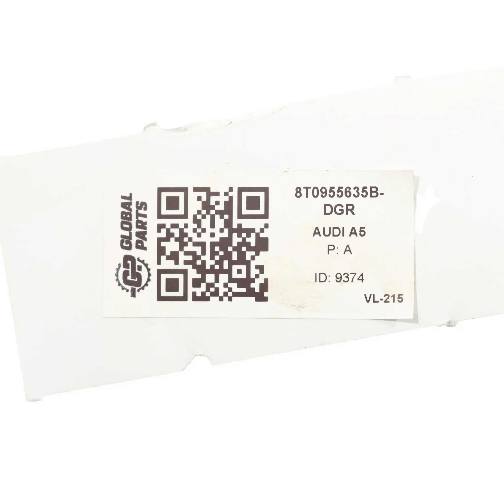 Audi A5 8T Enjoliveur Buse Lave Phares Gauche Finition Gris Daytona Nacré - Z7S