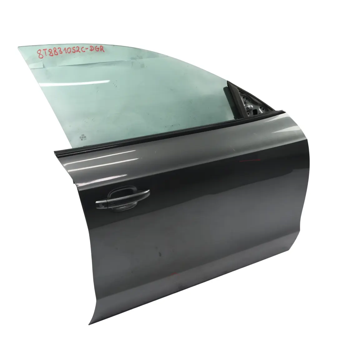 Sportback Drzwi Przednie Prawe Szare Daytona Grey Z7S do Audi A5 8T o numerze 8T8831052C Audi A5 8T Sportback Drzwi Przednie Prawe Szare Daytona Grey Z7S - SKU 8T8831052C-DGR - Numer Części 8T8831052C