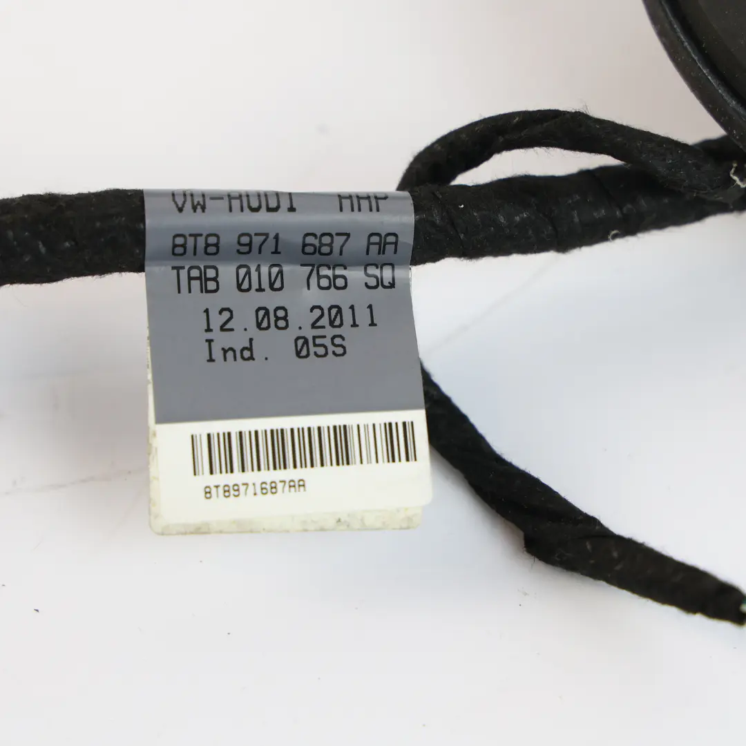 Cableado Puerta Trasera Izquierda para Audi A5 S5 8T con número de pieza 8T8971687AA Audi A5 S5 8T Cableado Puerta Trasera Izquierda - SKU 8T8971687AA - Número de pieza 8T8971687AA