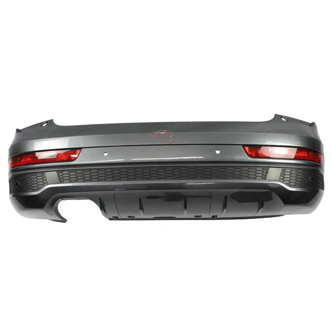 Audi Q3 8U Rear Bumper Trim Panel Covering Daytona Grey Pearl Effect - Z7S - SKU 8U0807067F-DGR - Part number 8U0807067F