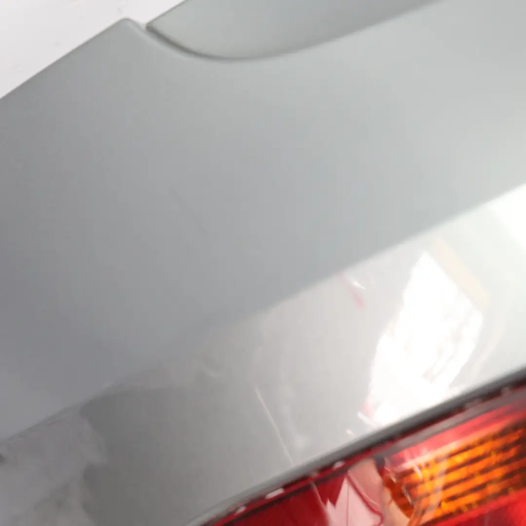 Bumper Covering Trim Panel Monsoon Grey Metallic - X7R to Audi Q3 8U Rear with Part number 8U0807067F Audi Q3 8U Rear Bumper Covering Trim Panel Monsoon Grey Metallic - X7R - SKU 8U0807067F-MOG - Part number 8U0807067F