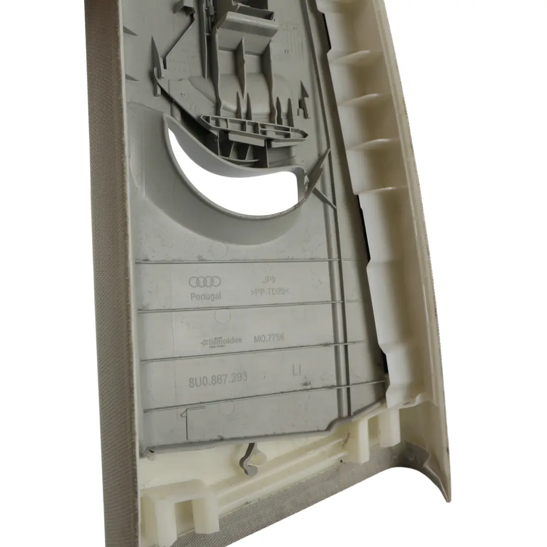 Rivestimento Colonna Montante B Porta Sinistra per Audi Q3 8U con numero di parte 8U0867293 Audi Q3 8U Rivestimento Colonna Montante B Porta Sinistra - SKU 8U0867293-1 - Numero di parte 8U0867293
