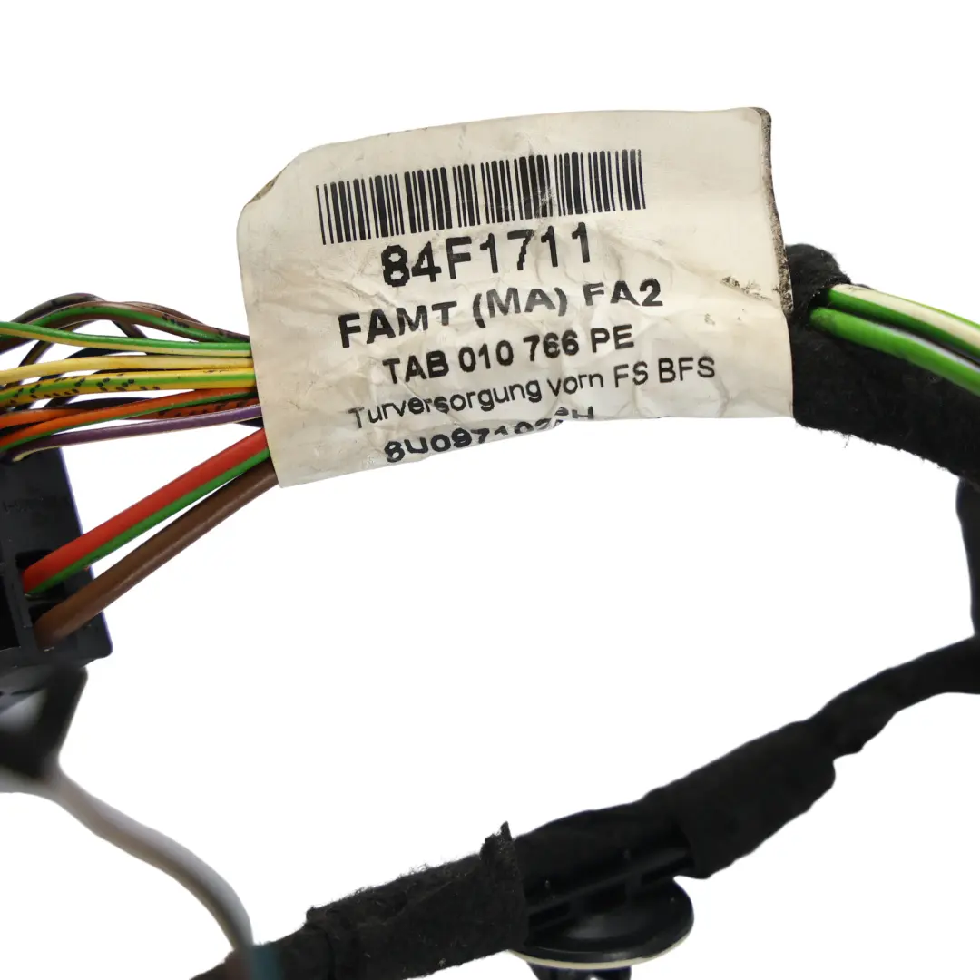 Front Door Wiring Loom Harness Cable Driver's Side to Audi Q3 8U with Part number 8U0971029H Audi Q3 8U Front Door Wiring Loom Harness Cable Driver's Side - SKU 8U0971029H - Part number 8U0971029H