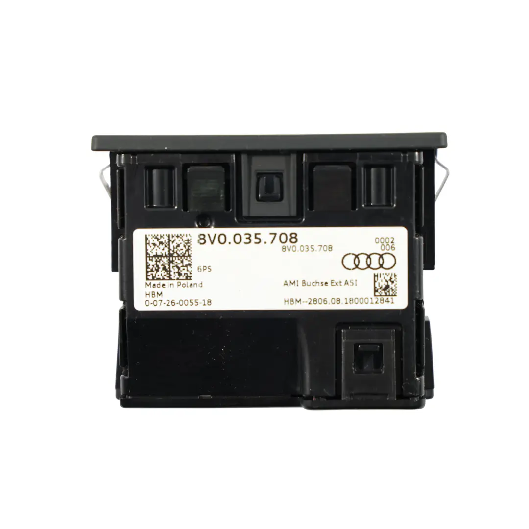 Audi Q2 GA USB Anschluss Typ-C AUX Buchse Stecker Eingang - SKU 8V0035708-1 - Teilenummer 8V0035708