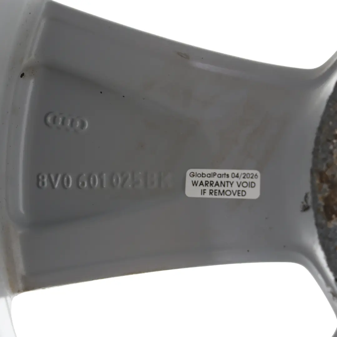 Audi A3 8V Silver Wheel Alloy Rim 17" ET:51 7,5J Star Spoke - SKU 8V0601025BK-1 - Part number 8V0601025BK