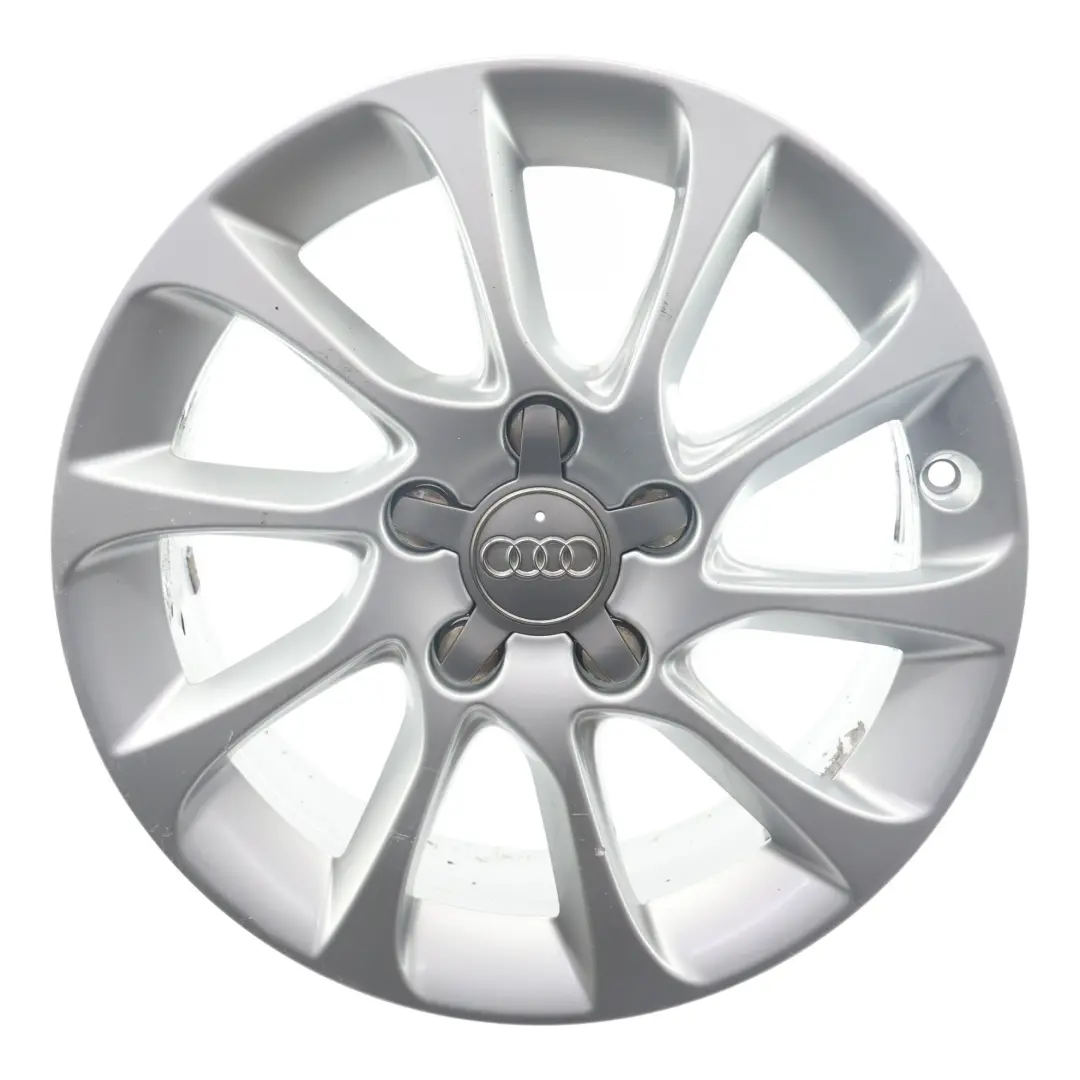 Silberne Leicht Metall Felge 16" 6.5J ET46 für Audi A3 8V mit Teilenummer 8V0601025BM Audi A3 8V Silberne Leicht Metall Felge 16" 6.5J ET46 - SKU 8V0601025BM-1 - Teilenummer 8V0601025BM