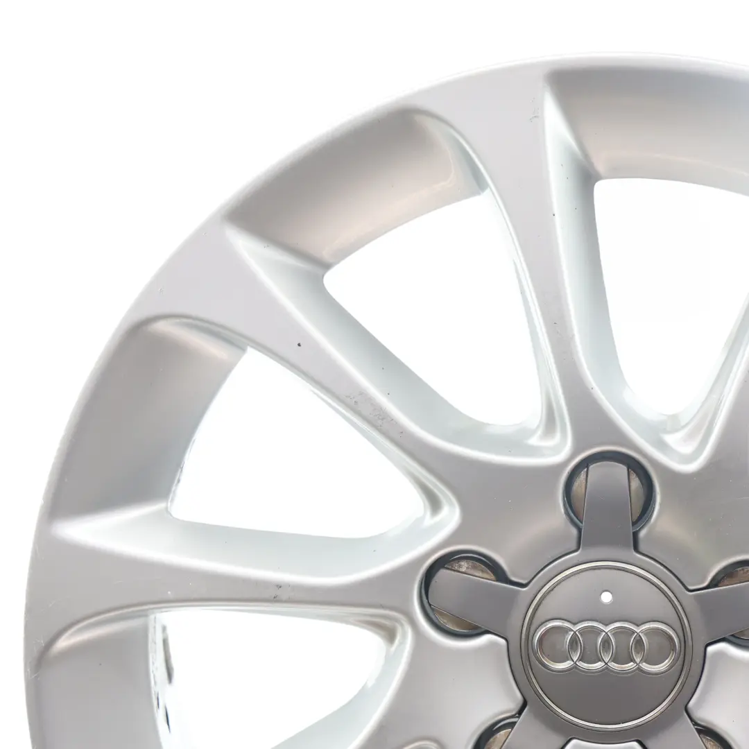 Silberne Leicht Metall Felge 16" 6.5J ET46 für Audi A3 8V mit Teilenummer 8V0601025BM Audi A3 8V Silberne Leicht Metall Felge 16" 6.5J ET46 - SKU 8V0601025BM-1 - Teilenummer 8V0601025BM