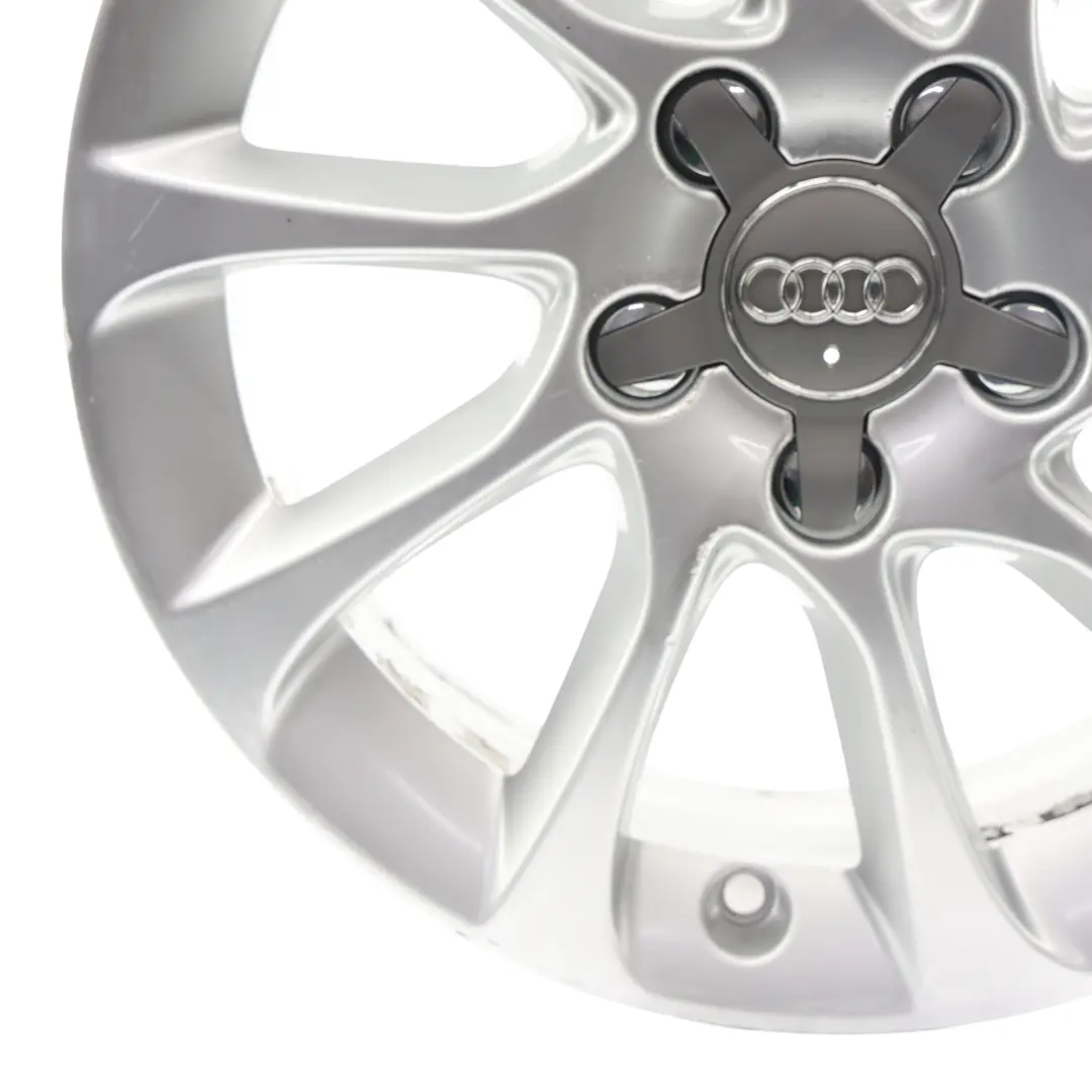 Audi A3 8V Srebrna Felga Aluminiowa 16" 6.5J ET46 8V0601025BM - SKU 8V0601025BM-2 - Numer Części 8V0601025BM-2