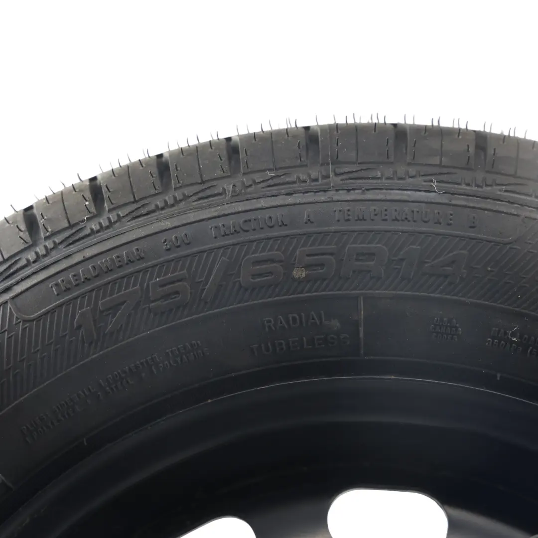 Ford Fiesta MK7 Ruota di Scorta 14" 5,5J ET:37,5 Pneumatico 175/65/R14 - SKU 8V21BC-14307 - Numero di parte 8V21BC