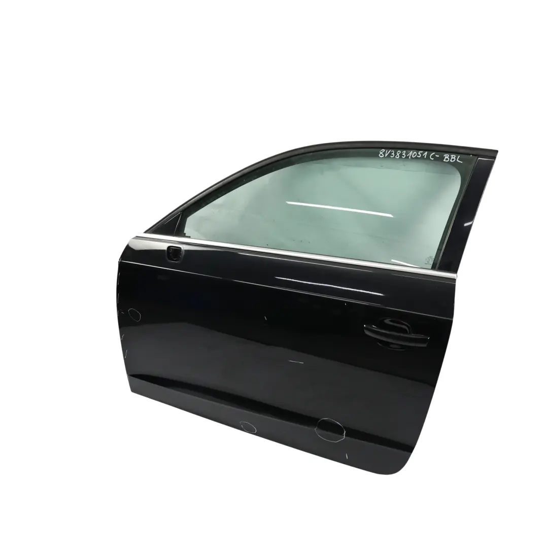 Porta Anteriore Sinistra Nero Brillante Metallizzato Y9B per Audi A3 8V con numero di parte 8V3831051C Audi A3 8V Porta Anteriore Sinistra Nero Brillante Metallizzato Y9B - SKU 8V3831051C-BBL - Numero di parte 8V3831051C