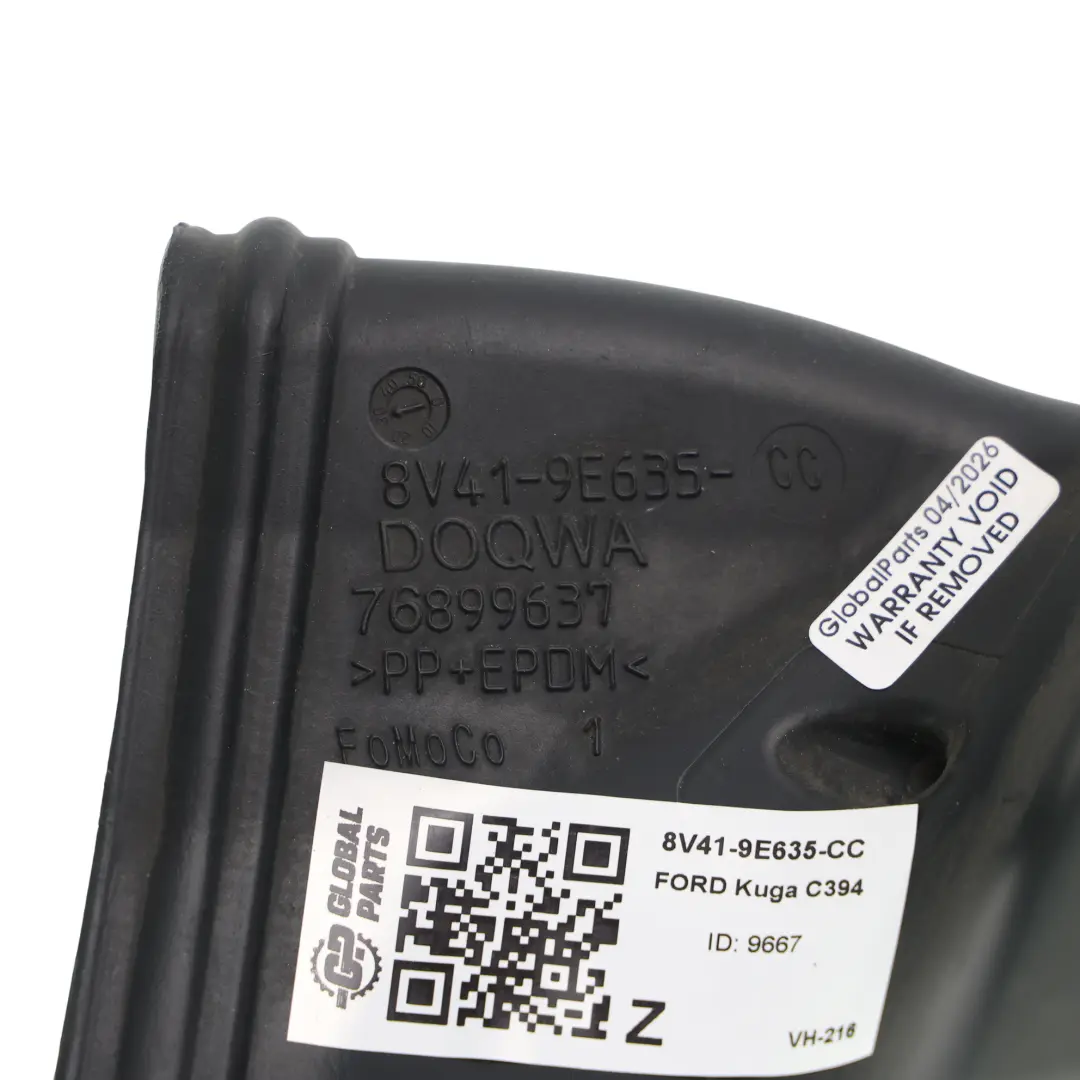 Ford Kuga C394 Tubo Conducto Admisión Aire - SKU 8V41-9E635-CC - Número de pieza 8V41-9E635-CC