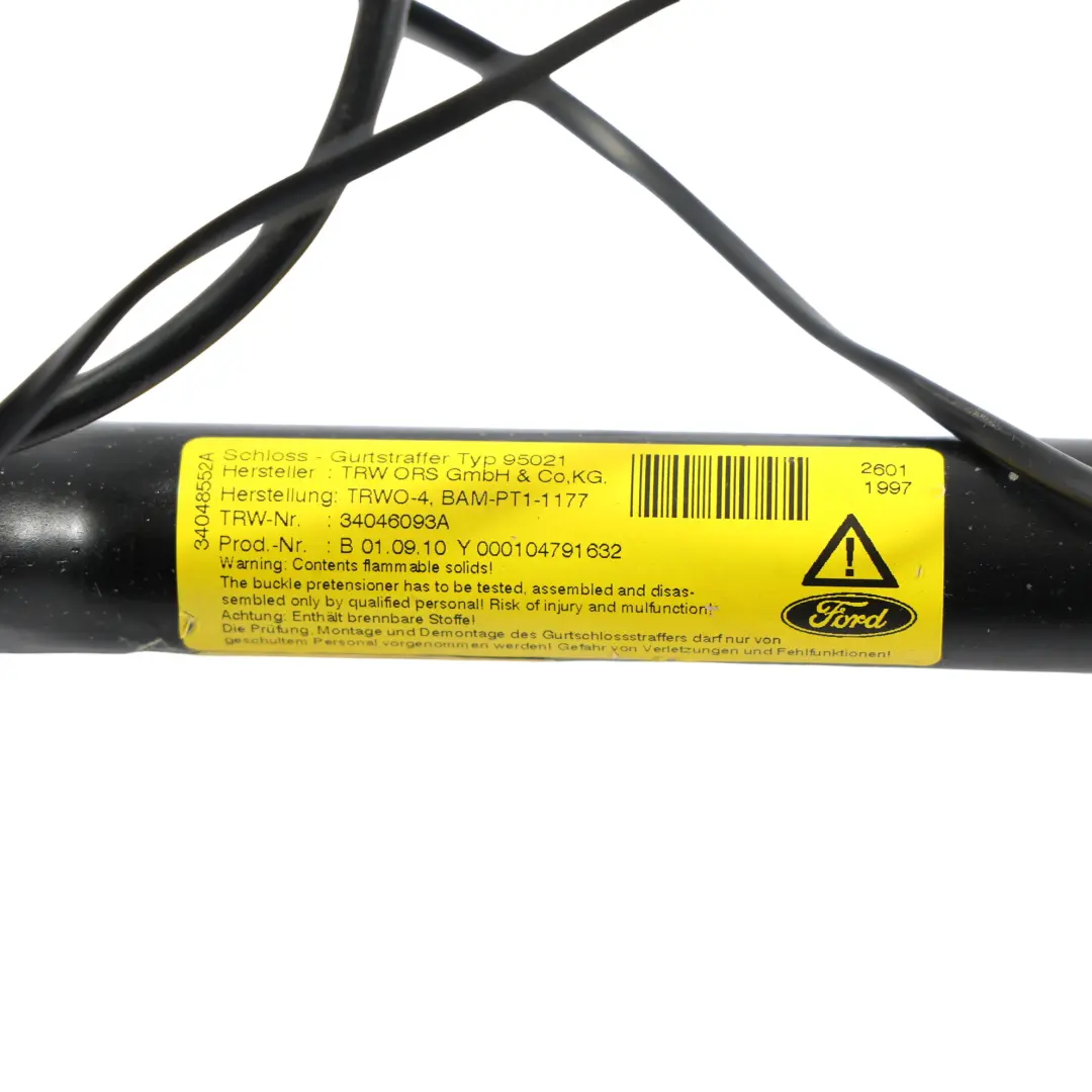 Ford Kuga Mk1 Boucle Ceinture Sécurité Avant Gauche - SKU 8V41-A61209-AB - Numéro de pièce 8V41-A61209-AB