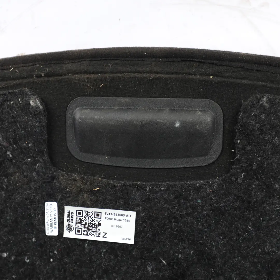 Ford Kuga MK1 C934 Tapis de Coffre Arrière Panneau de Protection - SKU 8V41-S13065-AD - Numéro de pièce 8V41-S13065-AD