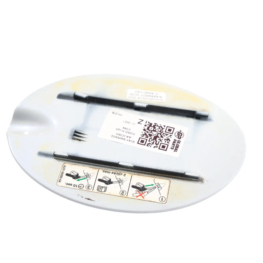 C394 Tapa Combustible Blanco Hielo B8 para Ford Kuga con número de pieza 8V41-S405A02-AA Ford Kuga C394 Tapa Combustible Blanco Hielo B8 - SKU 8V41-S405A02-AA-ICWH - Número de pieza 8V41-S405A02-AA