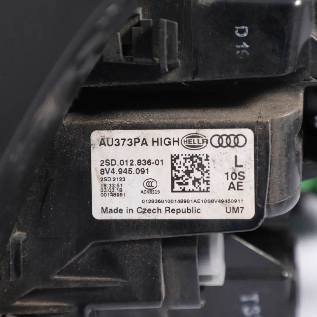 Tail Lamp Trunk Lid Tailgate Outer Light Left N/S to Audi S3 8V Rear with Part number 8V4945091 Audi S3 8V Rear Tail Lamp Trunk Lid Tailgate Outer Light Left N/S - SKU 8V4945091-1 - Part number 8V4945091