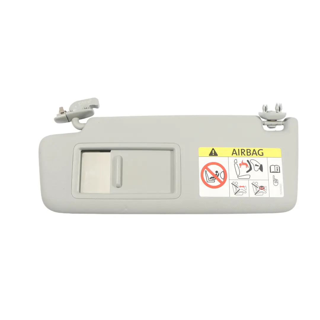 Audi A4 B9 Front Sun Visor Cover Panel Grey Left N/S - SKU 8V5857551L - Part number 8V5857551L