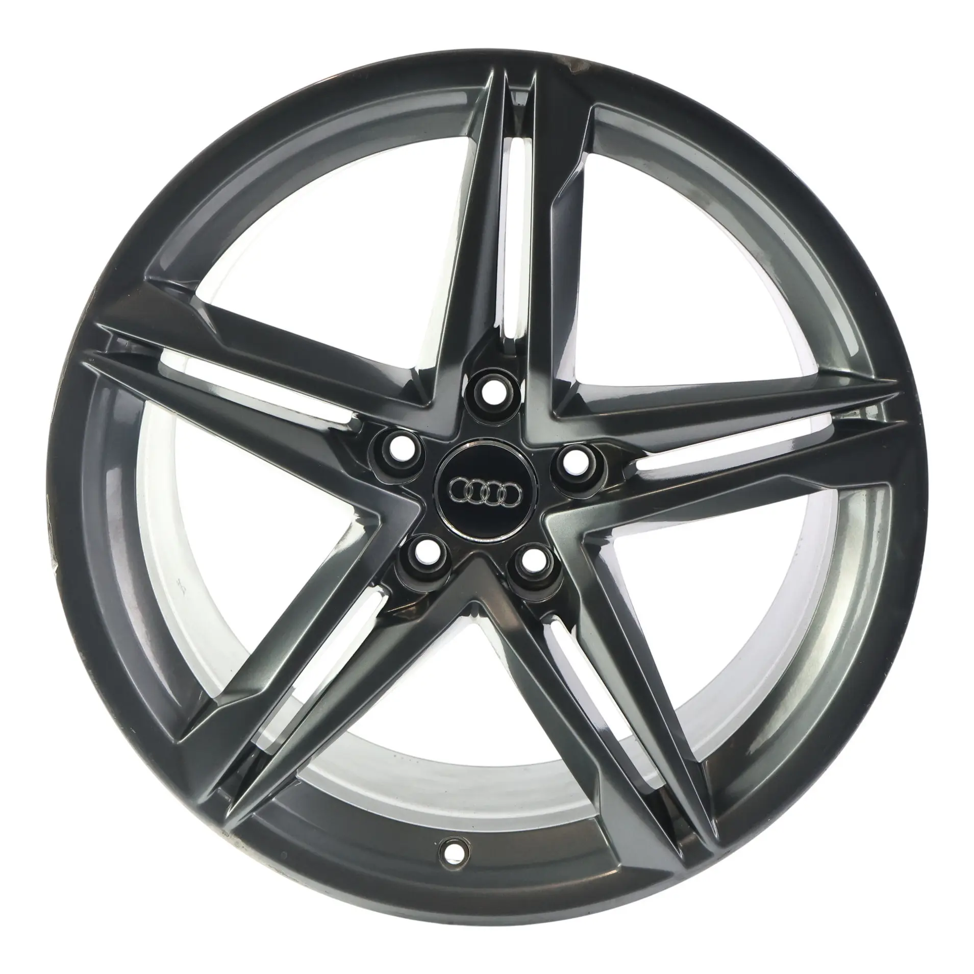 Audi A5 S5 F5 Alloy Wheel Rim Grey 18" 8.5J ET:29 5 Double Spoke 8W0601025DE
