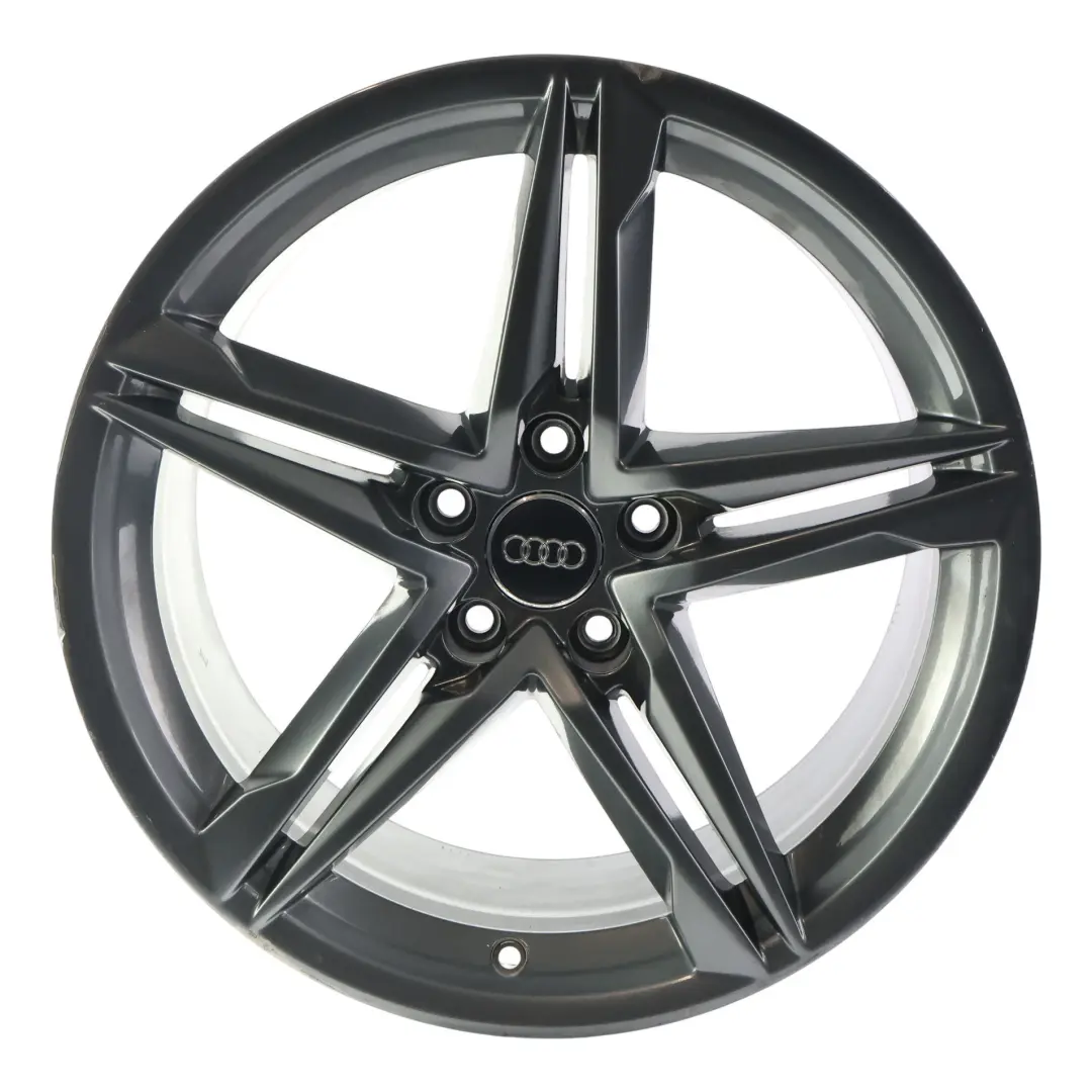 Audi A5 S5 F5 Alu Felge Grau 18" 8.5J ET:29 5 Doppelte Speiche - SKU 8W0601025DE-3 - Teilenummer 8W0601025DE