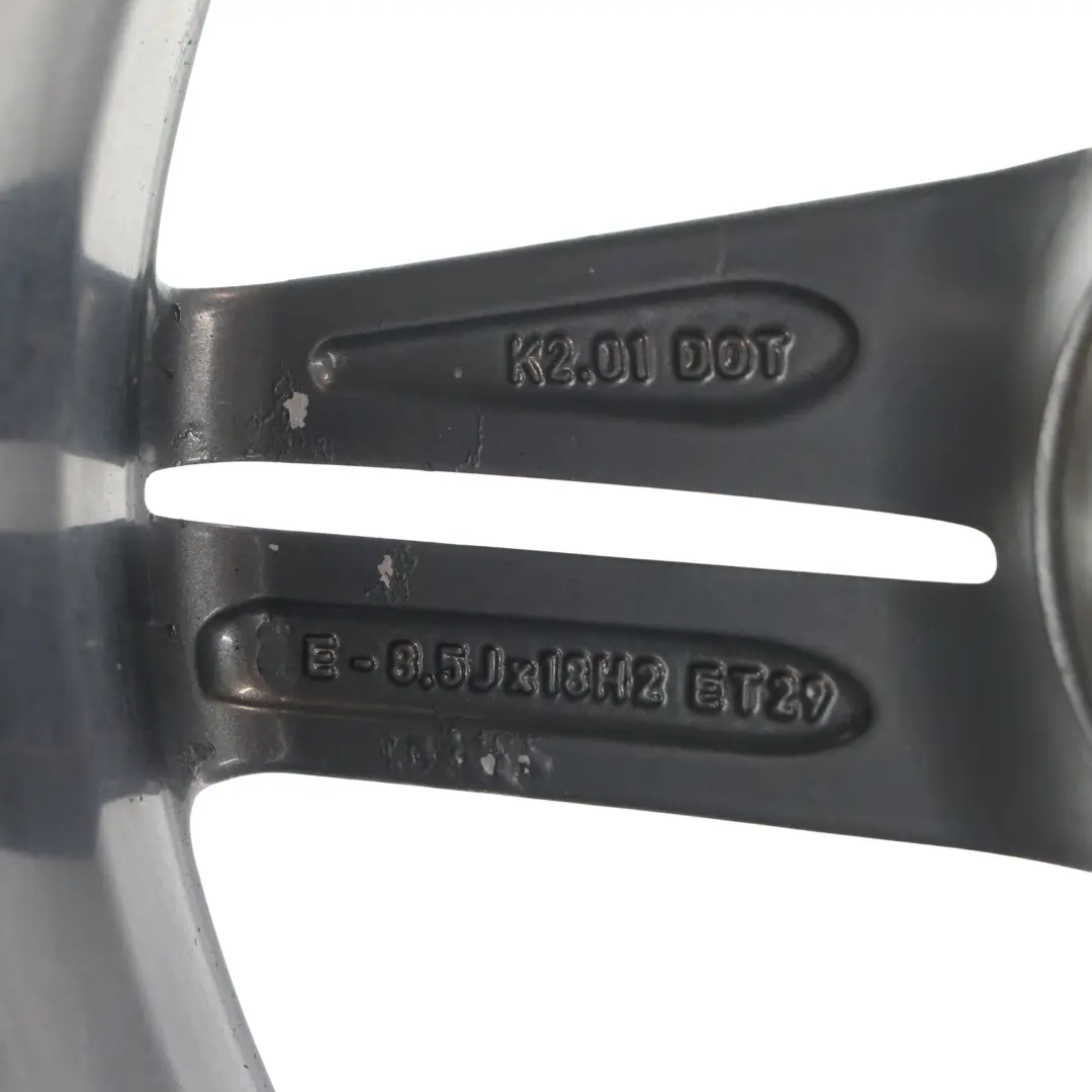 Audi A5 S5 F5 Alu Felge Grau 18" 8.5J ET:29 5 Doppelte Speiche - SKU 8W0601025DE-3 - Teilenummer 8W0601025DE