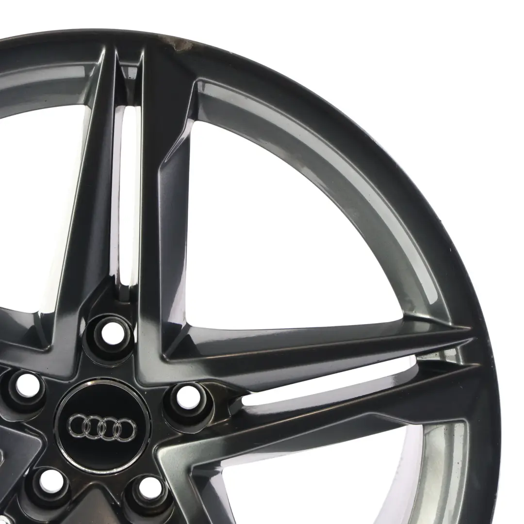 Audi A5 S5 F5 Alloy Wheel Rim Grey 18" 8.5J ET:29 5 Double Spoke - SKU 8W0601025DE-3 - Part number 8W0601025DE