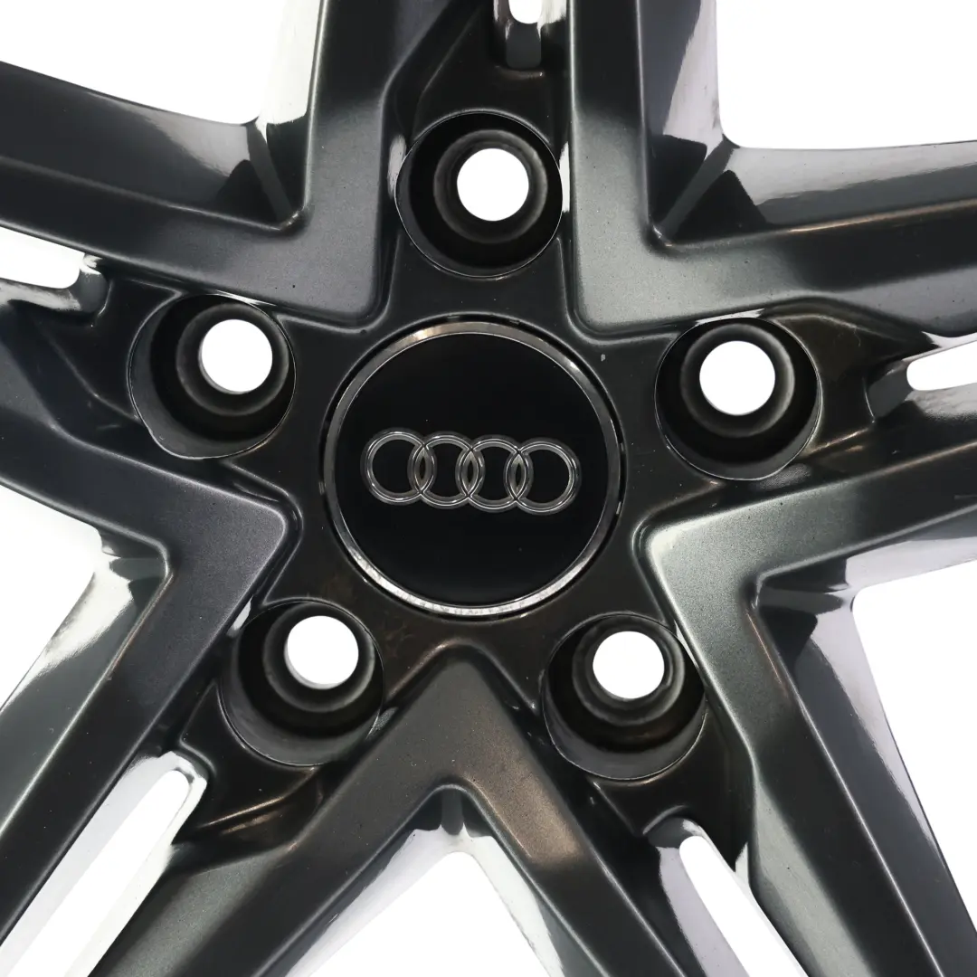 Audi A5 S5 F5 Alloy Wheel Rim Grey 18" 8.5J ET:29 5 Double Spoke - SKU 8W0601025DE-3 - Part number 8W0601025DE