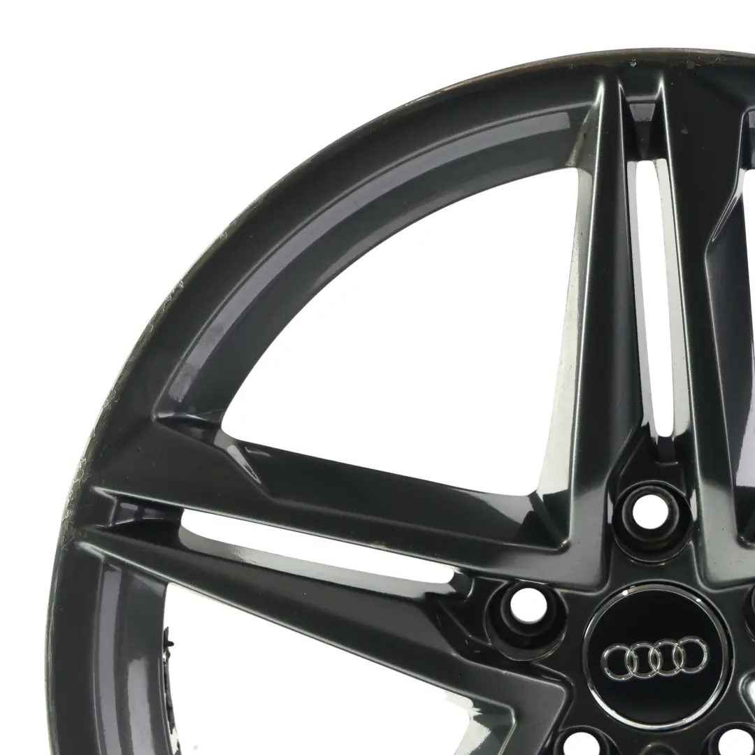 Audi A5 S5 F5 Llanta Aleación Gris 18" 8.5J ET:29 5 Radios Dobles - SKU 8W0601025DE-4 - Número de pieza 8W0601025DE