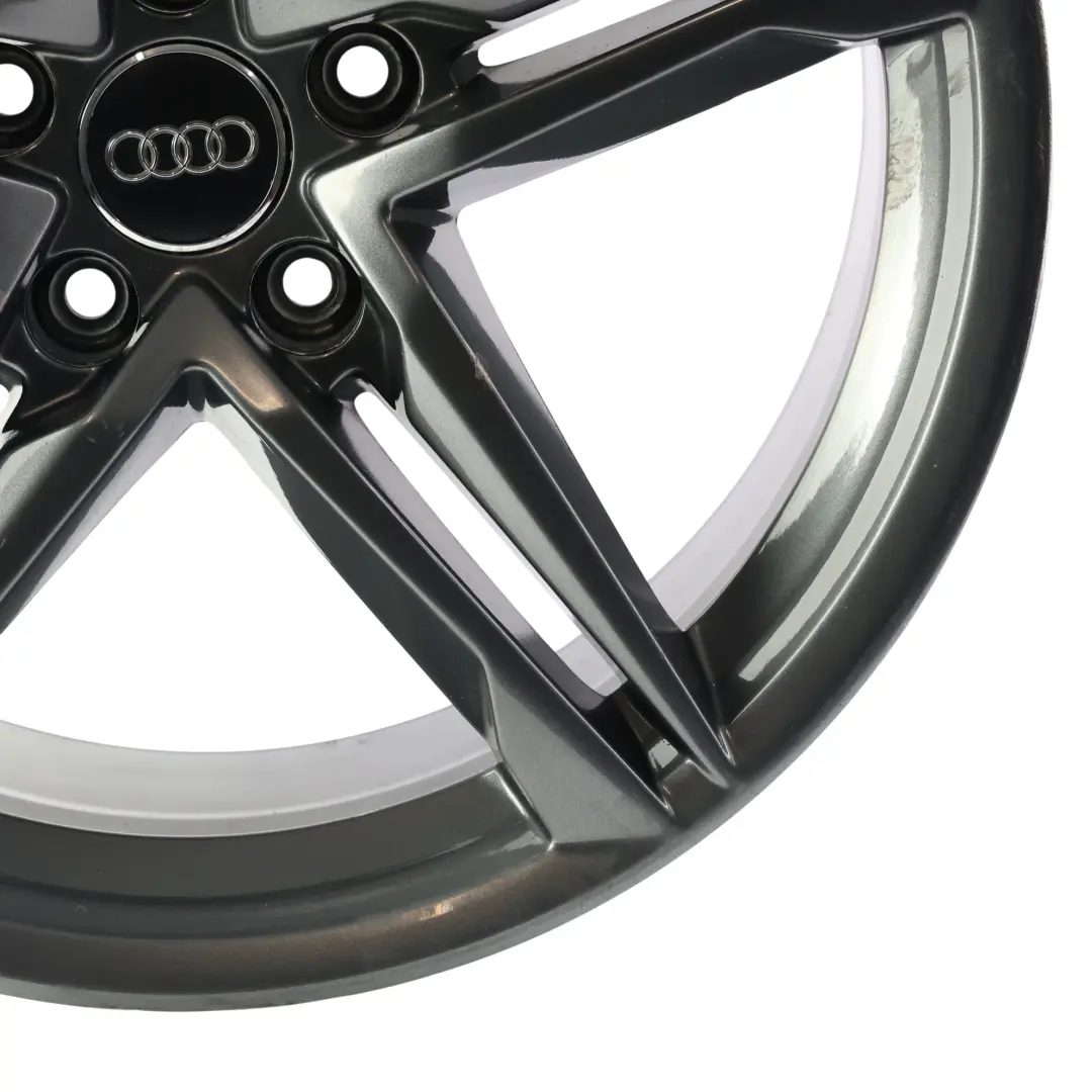 Audi A5 S5 F5 Alu Felge Grau 18" 8.5J ET:29 5 Doppelte Speiche - SKU 8W0601025DE-4 - Teilenummer 8W0601025DE