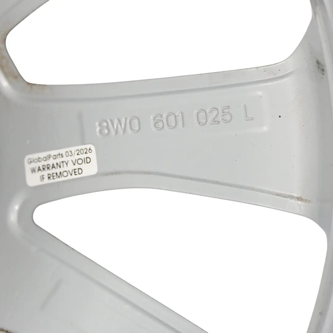 Audi A4 B9 8W Wheel Alloy Rim Silver 17" 7J ET:38 10-Spoke - SKU 8W0601025L-1 - Part number 8W0601025L