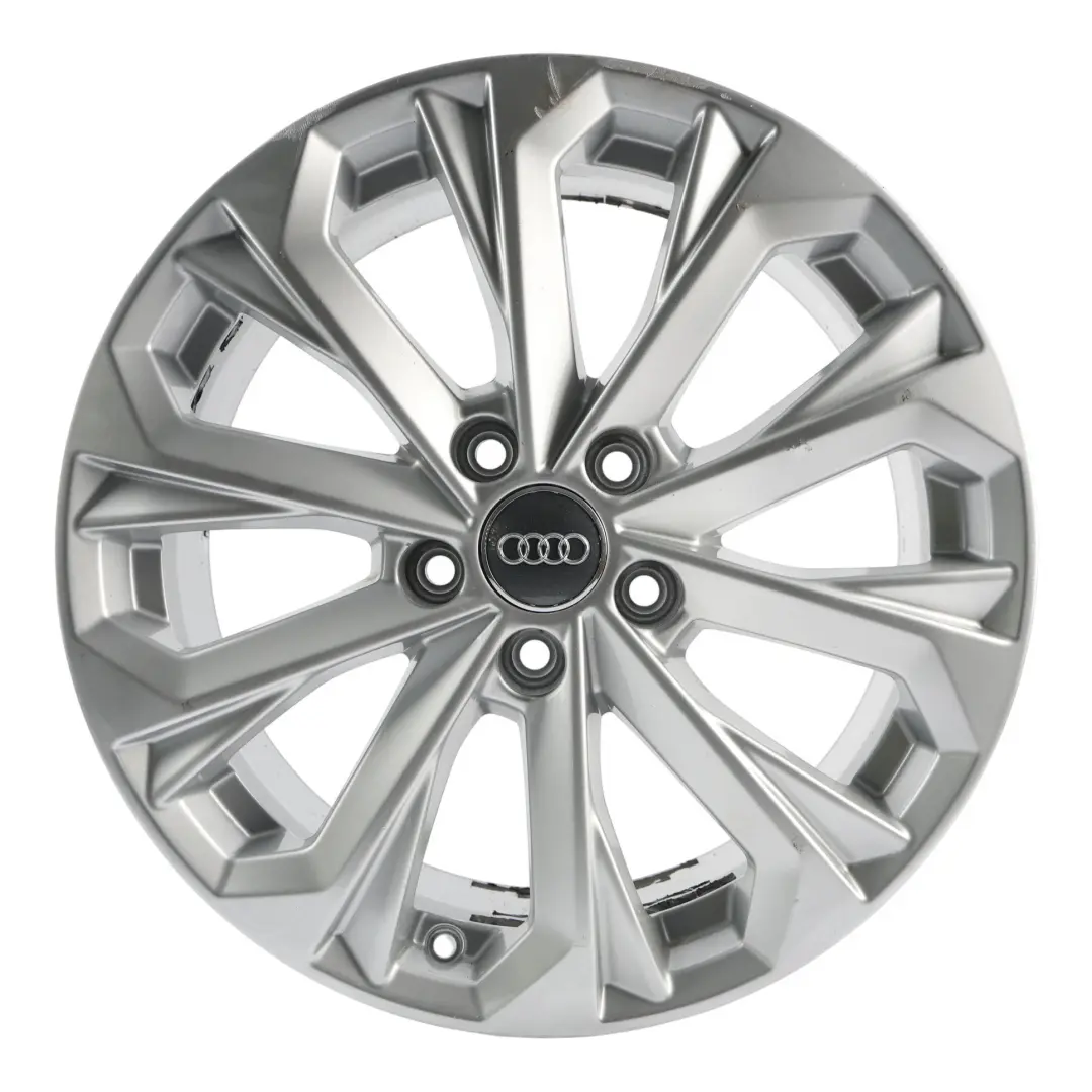 Audi A4 B9 8W Felga Aluminiowa Srebrna 17" 7J ET:38 10-Ramienna - SKU 8W0601025L-2 - Numer Części 8W0601025L