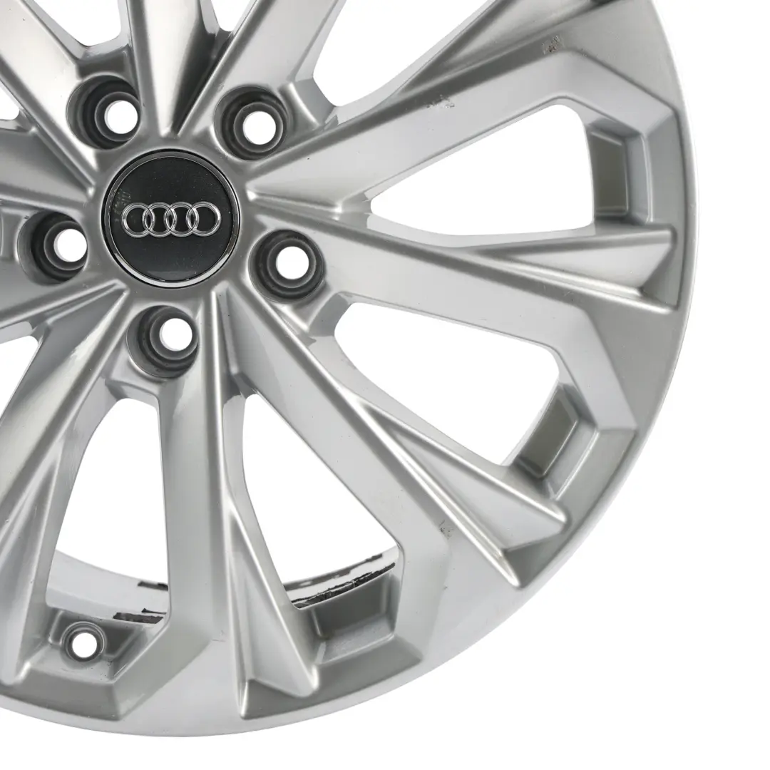 Rim Alloy Silver 17" 7J ET:38 10-Spoke to Audi A4 B9 8W Wheel with Part number 8W0601025L Audi A4 B9 8W Wheel Rim Alloy Silver 17" 7J ET:38 10-Spoke - SKU 8W0601025L-2 - Part number 8W0601025L