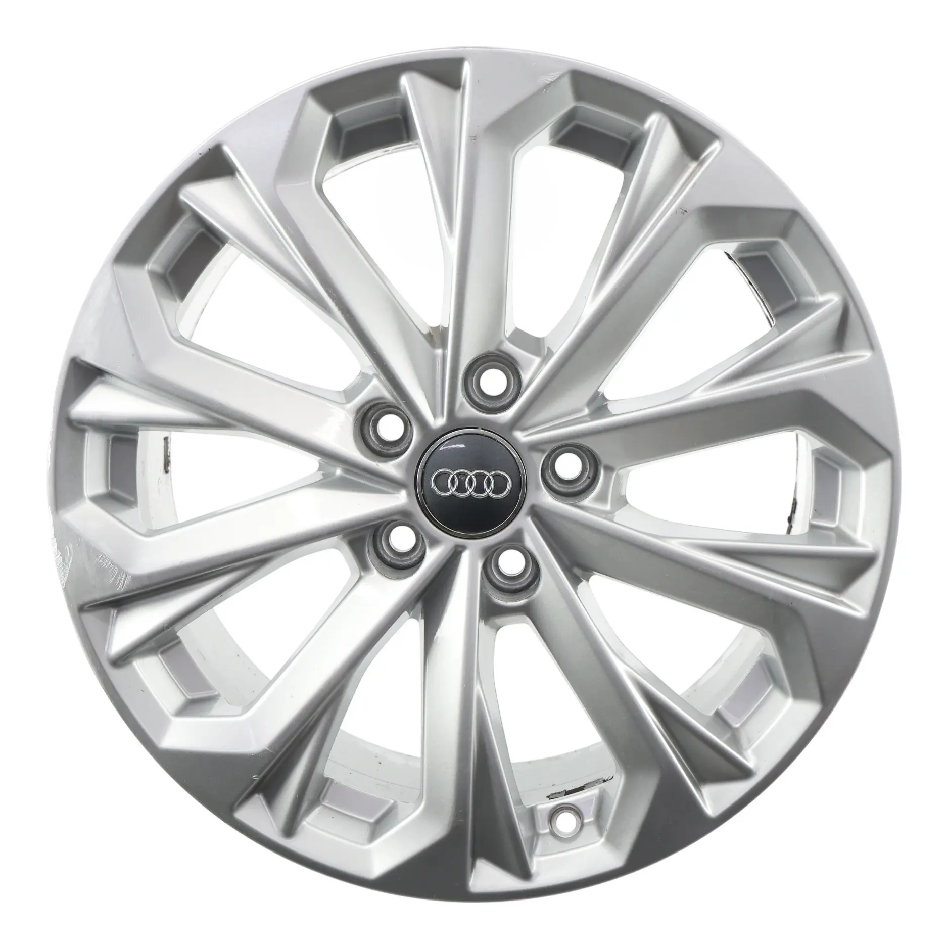 Audi A4 B9 8W Silver Wheel Alloy Rim 17" 7J ET:38 10-Spoke 8W0601025L