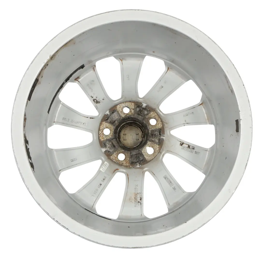 Audi A4 B9 8W Silver Wheel Alloy Rim 17" 7J ET:38 10-Spoke - SKU 8W0601025L-3 - Part number 8W0601025L