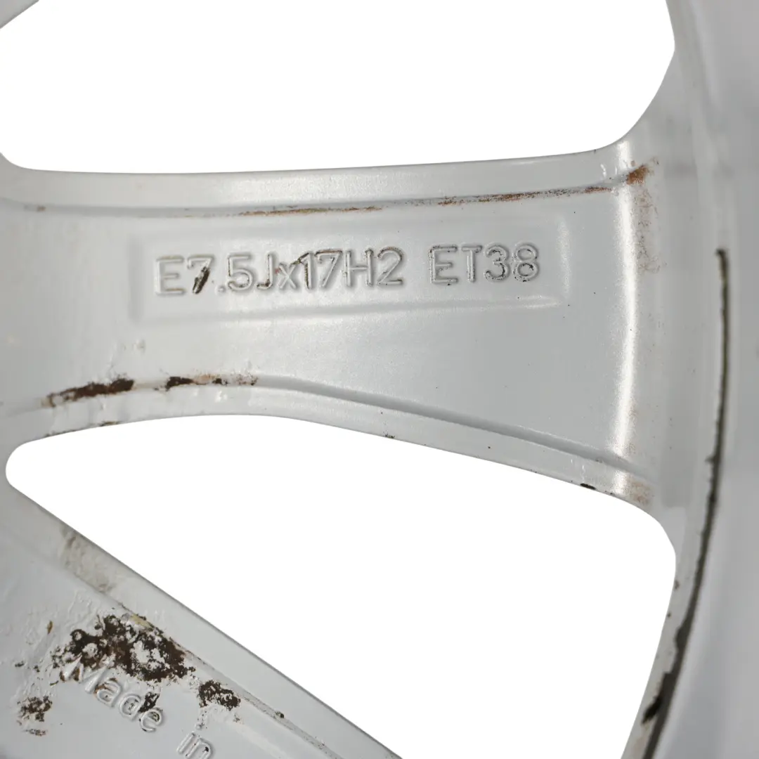 Audi A4 B9 8W Silver Wheel Alloy Rim 17" 7J ET:38 10-Spoke - SKU 8W0601025L-3 - Part number 8W0601025L