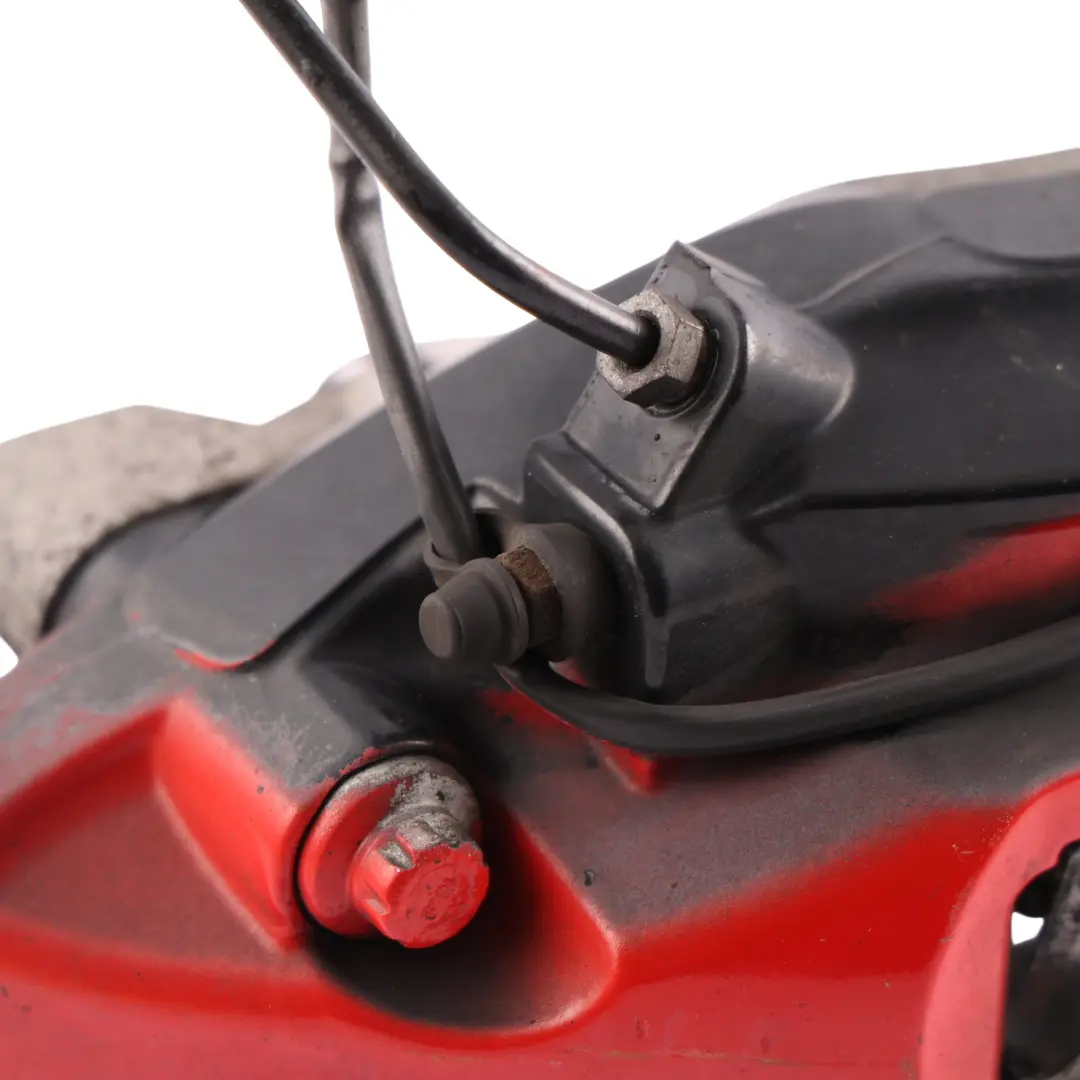 Front Brake Caliper Hosuing 375x36mm Red Left N/S to Audi S4 B9 S5 F5 with Part number 8W0615107AJ Audi S4 B9 S5 F5 Front Brake Caliper Hosuing 375x36mm Red Left N/S - SKU 8W0615107AJ - Part number 8W0615107AJ