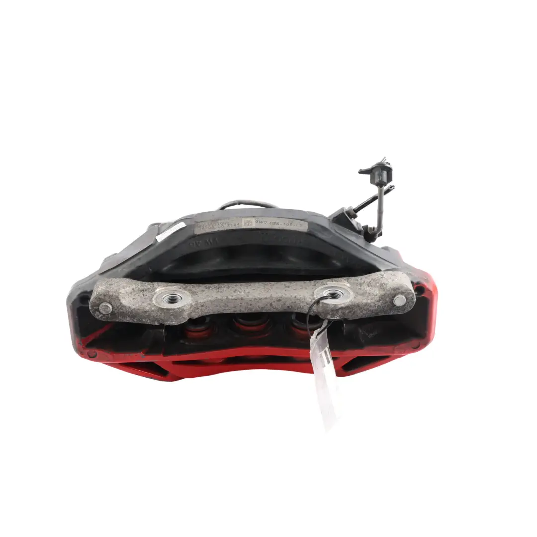 Audi S4 B9 S5 F5 Front Brake Caliper Hosuing 375x36mm Red Left N/S - SKU 8W0615107AJ - Part number 8W0615107AJ