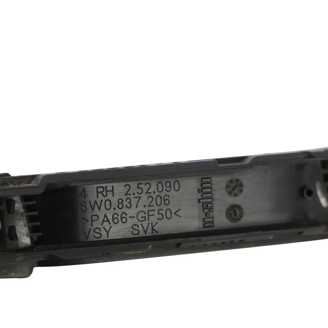 Audi A4 A5 Support Base Poignée Extérieure Porte Avant Droite - SKU 8W0837206 - Numéro de pièce 8W0837206