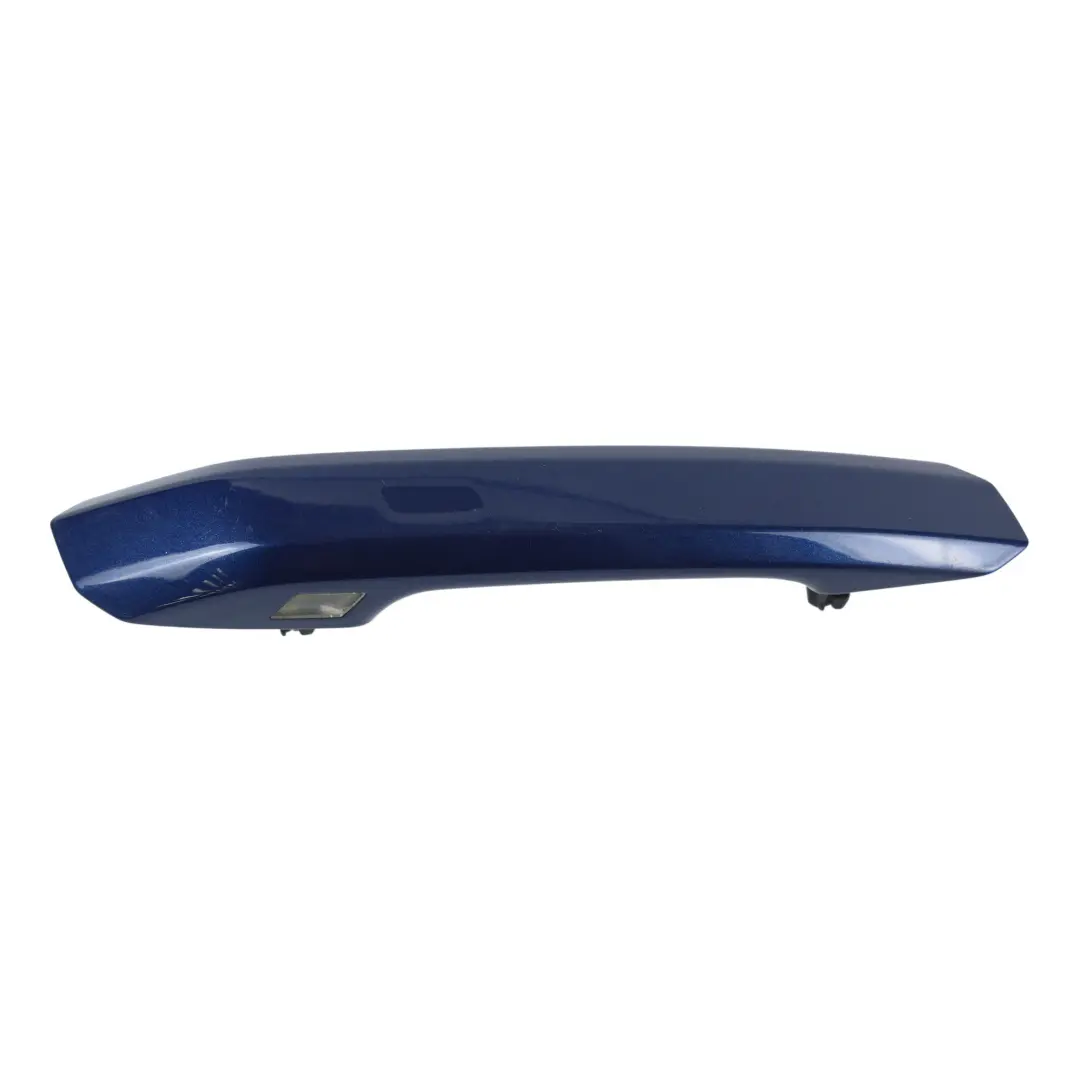 Audi A5 F5 Rear Door Handle Outside Grab Right O/S Scuba Blue - X5Q - SKU 8W0837240-SCB - Part number 8W0837240