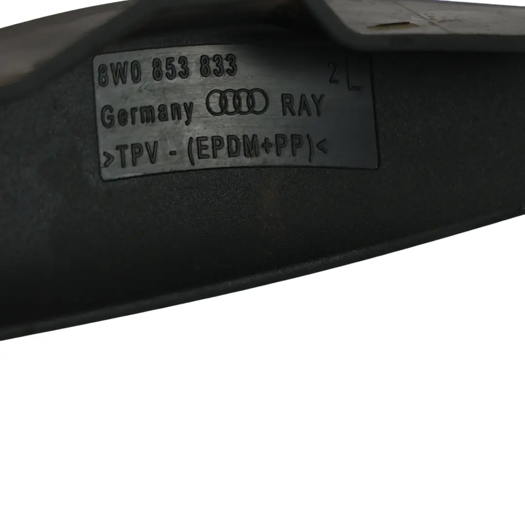 Spoiler Schweller Radlauf Links für Audi A4 B9 A5 F5 S5 mit Teilenummer 8W0853833 Audi A4 B9 A5 F5 S5 Spoiler Schweller Radlauf Links - SKU 8W0853833 - Teilenummer 8W0853833