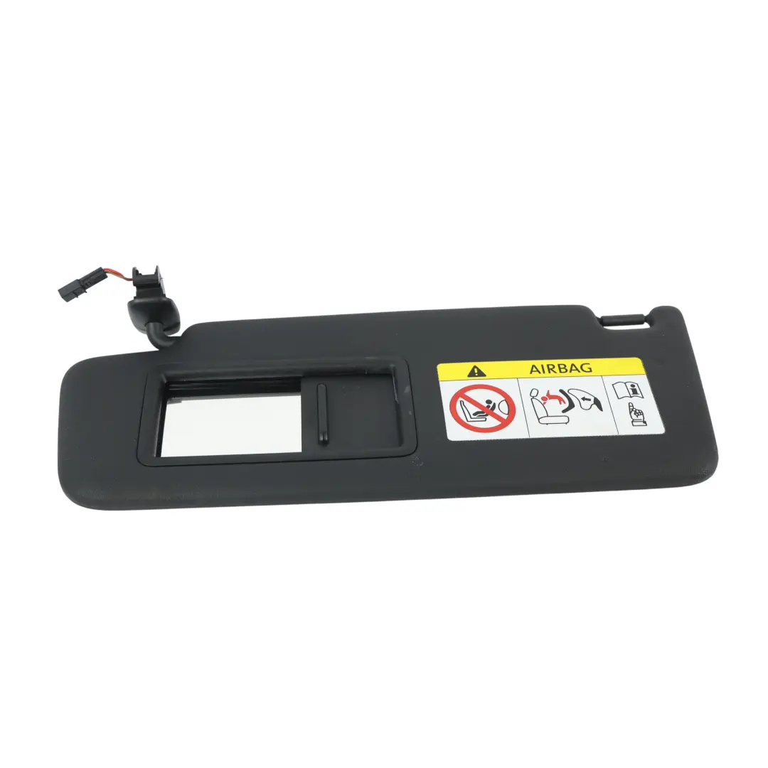 Audi A4 B9 A5 F5 Q5 FY Sonnenblende Spiegel Abdeckung Schwarz Links - SKU 8W0857551AB-3 - Teilenummer 8W0857551AB