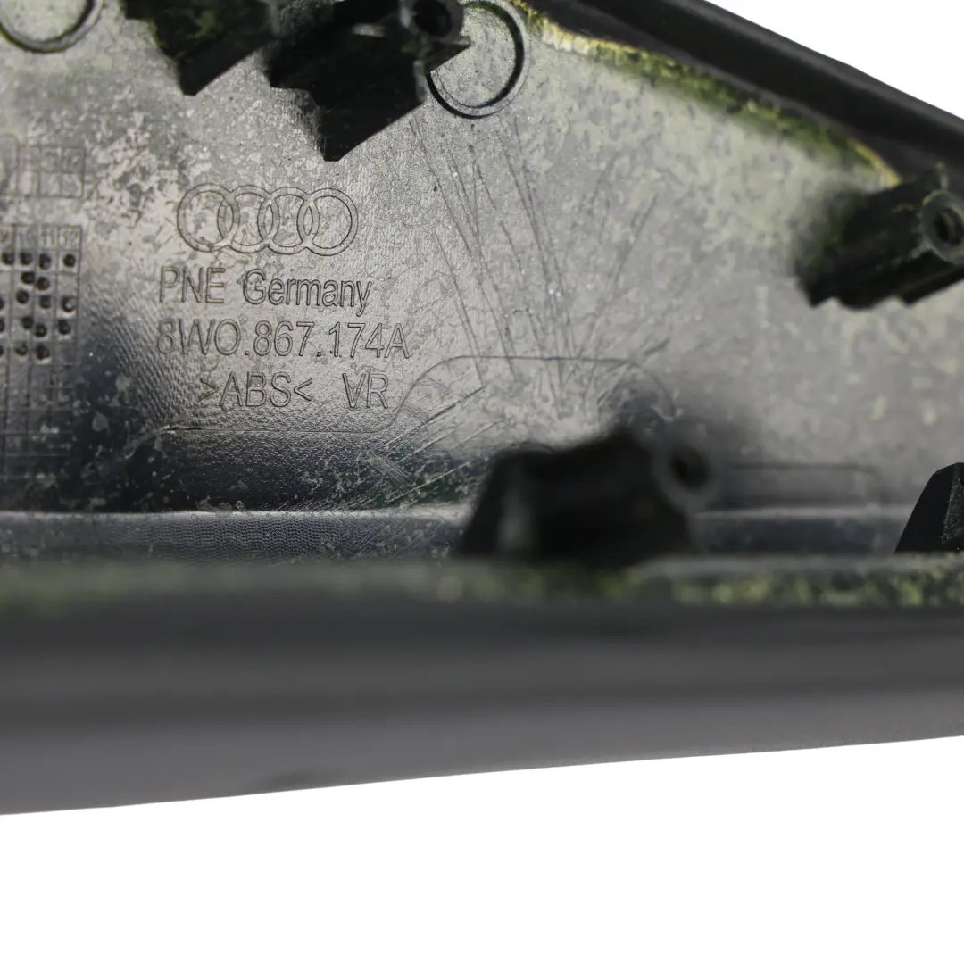 Sportback Reposabrazos Tarjeta Puerta Cuero Negro Derecho para Audi A5 F5 con número de pieza 8W0867174A Audi A5 F5 Sportback Reposabrazos Tarjeta Puerta Cuero Negro Derecho - SKU 8W0867174A - Número de pieza 8W0867174A