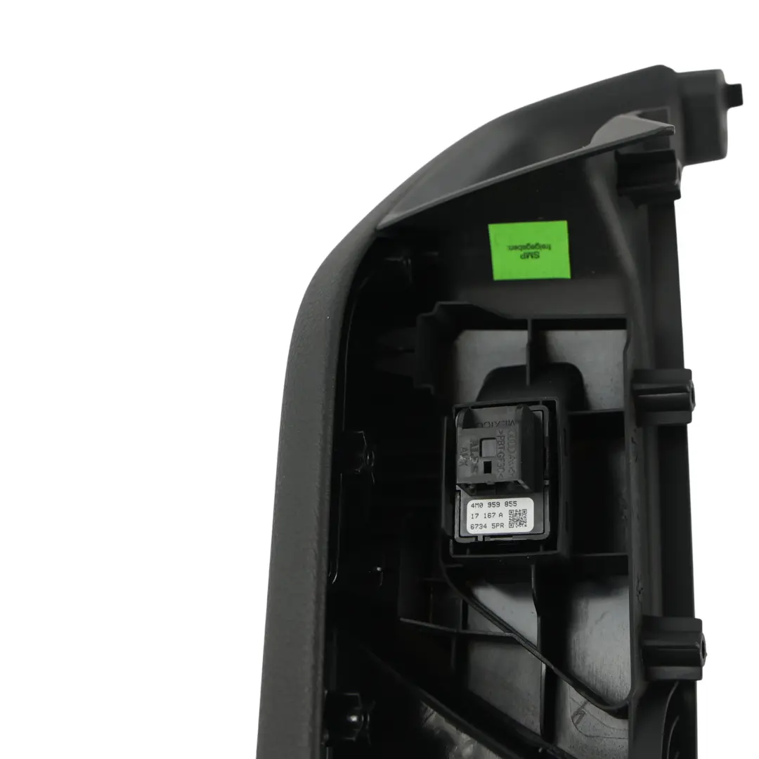 Audi A4 S4 8W A5 S5 F5 Reposabrazos Puerta Negro Trasero Izquierdo - SKU 8W0867373D - Número de pieza 8W0867373D