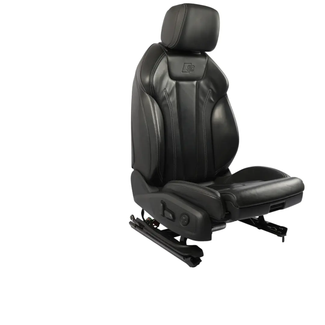 Audi A4 B9 A5 F5 S-Line Interior Front Seat Heated Leather Soul Black Right O/S - SKU 8W0881806L-2 - Part number 8W0881806L