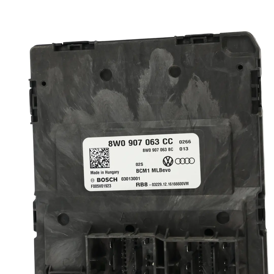 Moduł Komfortu BCM ECU do Audi A4 B9 o numerze 8W0907063CC Audi A4 B9 Moduł Komfortu BCM ECU - SKU 8W0907063CC - Numer Części 8W0907063CC