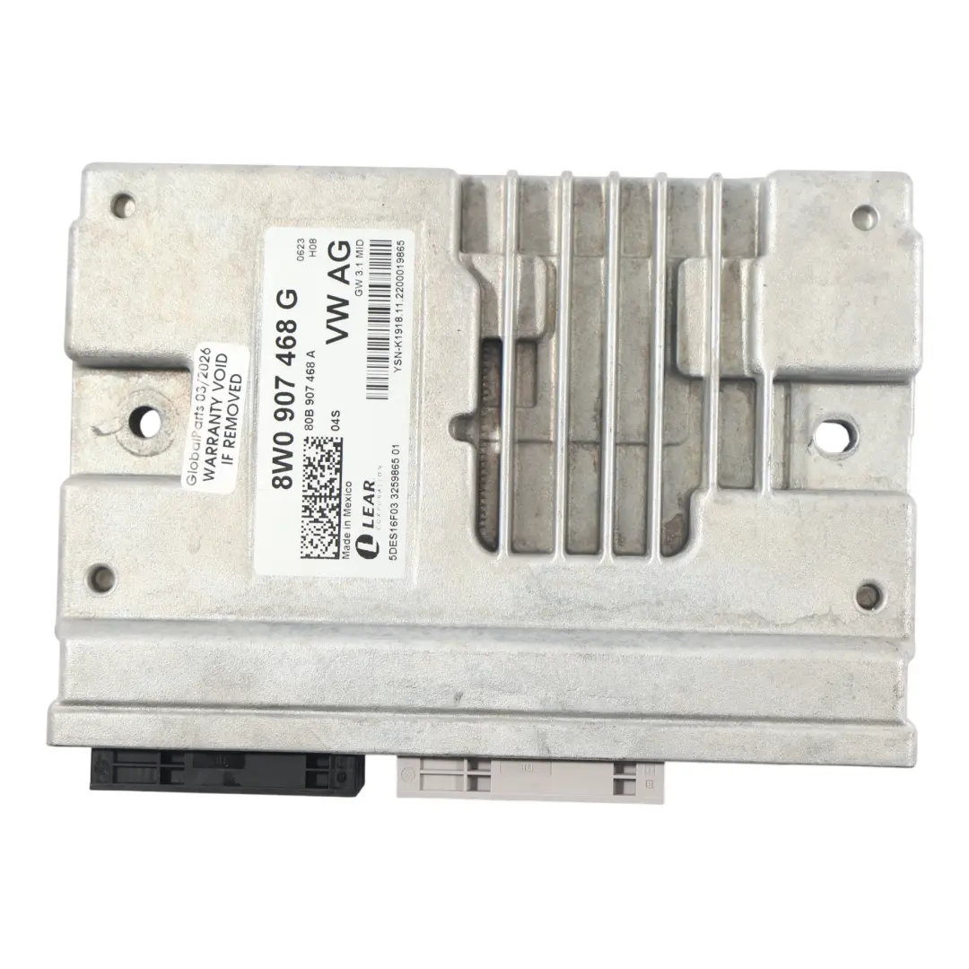Audi Q5 FY Unidad Control Gateway Interfaz Diagnóstico ECU - SKU 8W0907468G - Número de pieza 8W0907468G