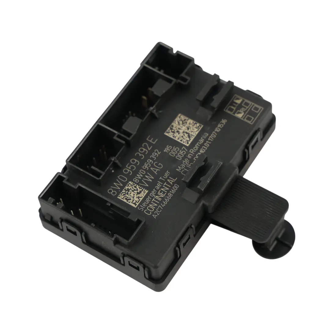 Audi A4 B9 Modulo Controllo Porta Anteriore ECU Lato Passeggero - SKU 8W0959392E - Numero di parte 8W0959392E