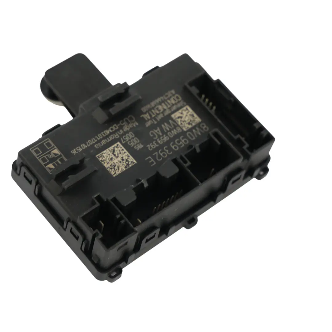 Audi A4 B9 Modulo Controllo Porta Anteriore ECU Lato Passeggero - SKU 8W0959392E - Numero di parte 8W0959392E